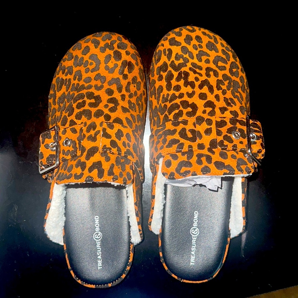 Big Kids Summer Shoes Size 4 Cheetah Print